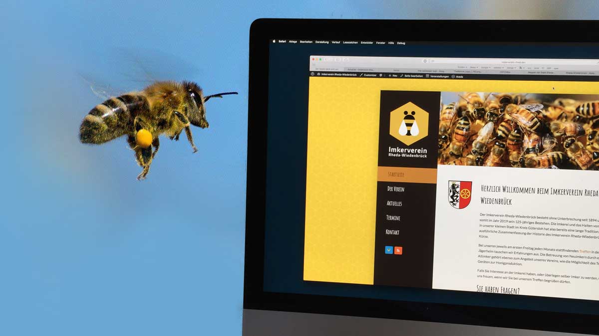 Honigbiene mag es digital